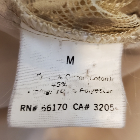 Porcelain Beige & Coral Lace Top - Picture 5 of 5